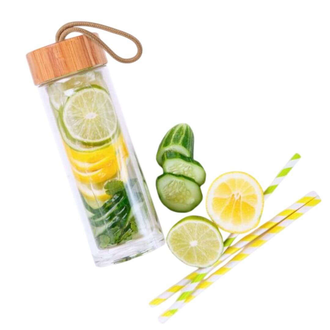 Gourde en verre Well&