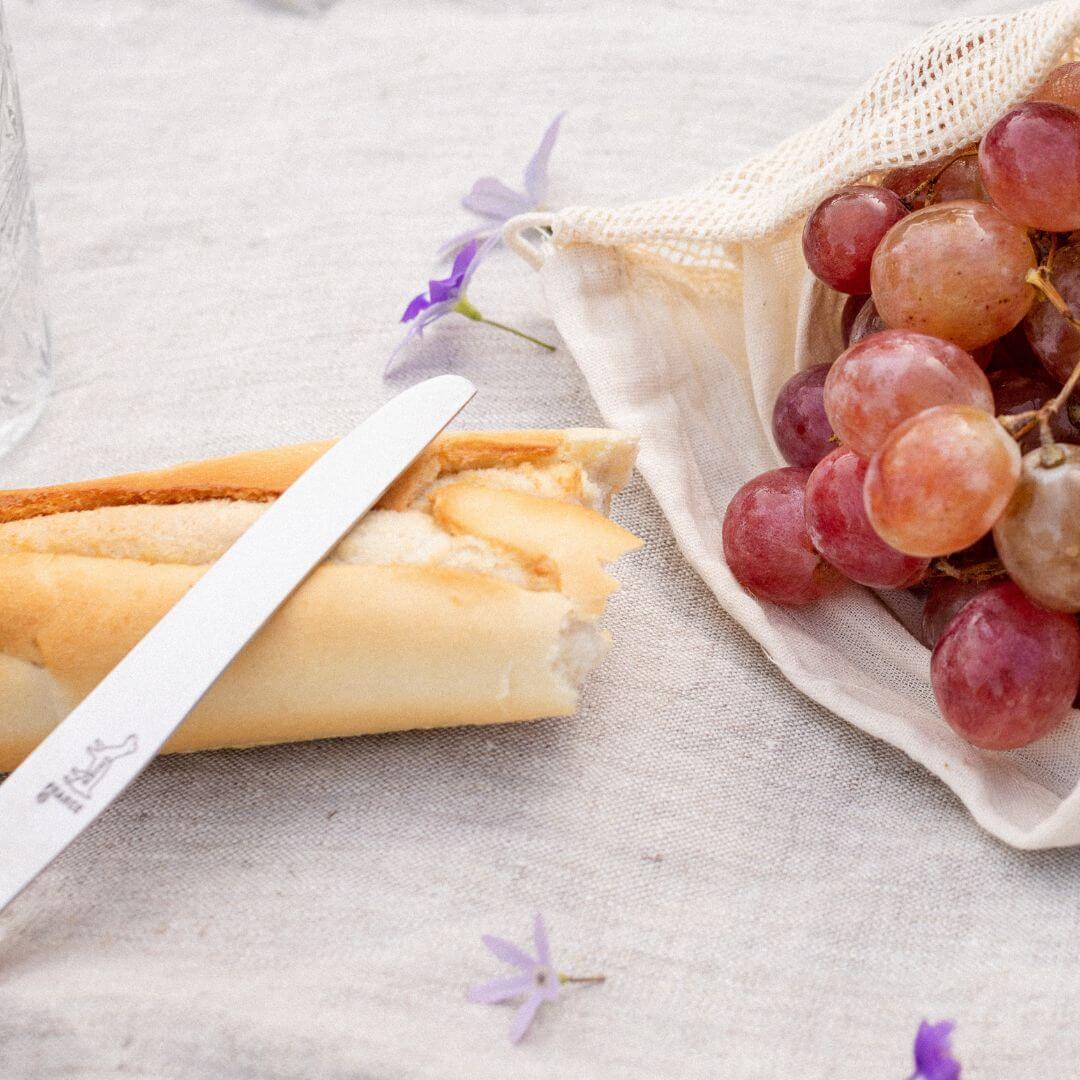 Sac à pain en coton Well&